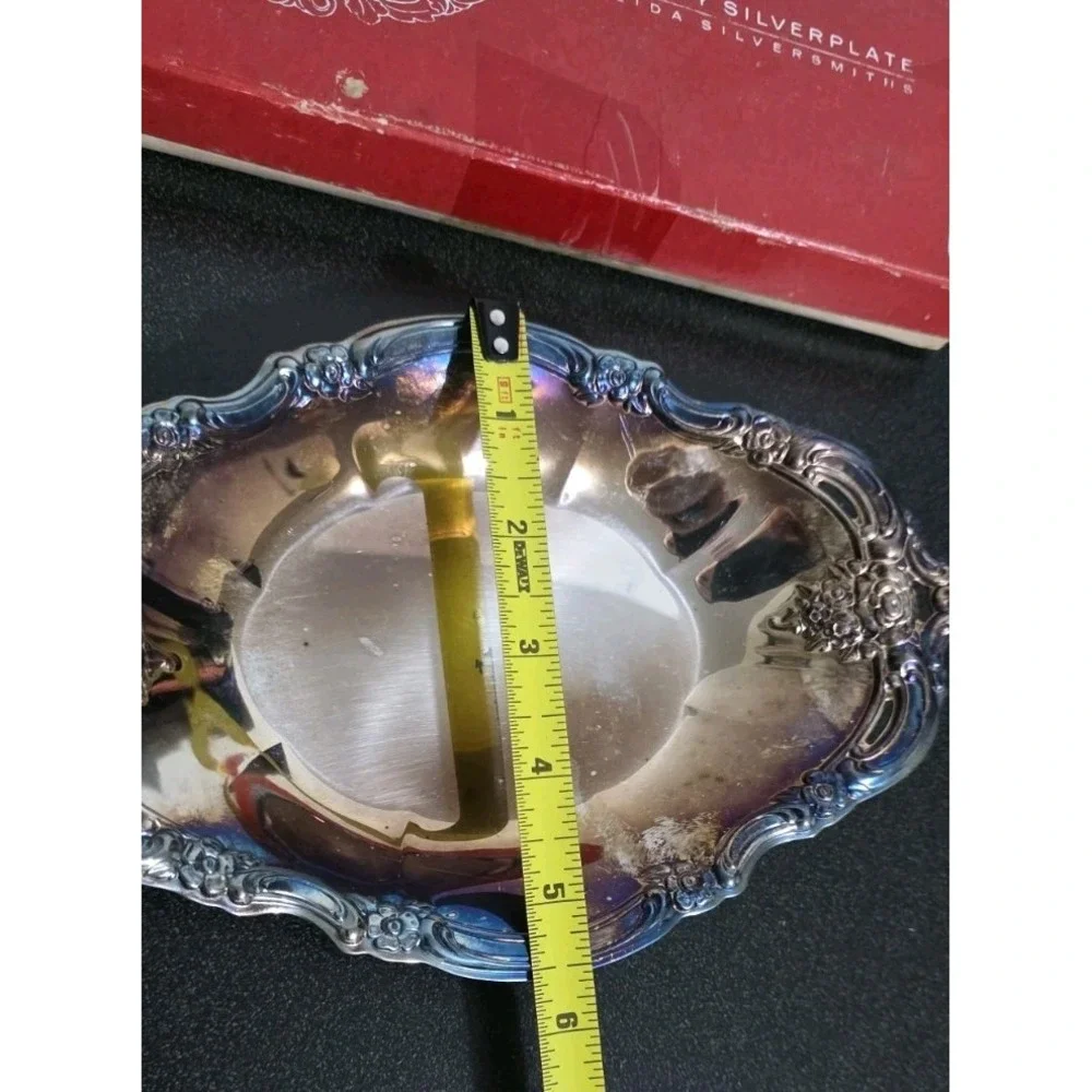 NOS Silver Artistry Community Silverplate Oneida Smiths Serving Dish‎ W/ Spoon